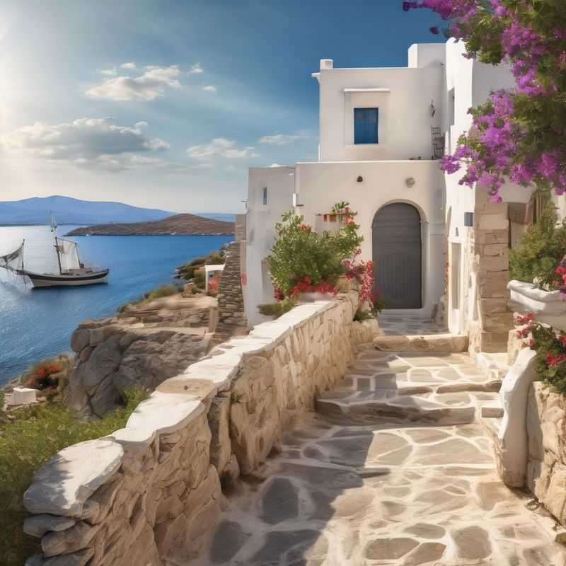 A picturesque view of the iconic Portara