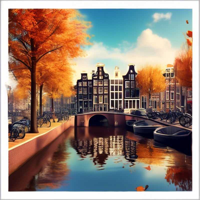 Amsterdam en hiver : canaux gelés et maisons pittoresques.