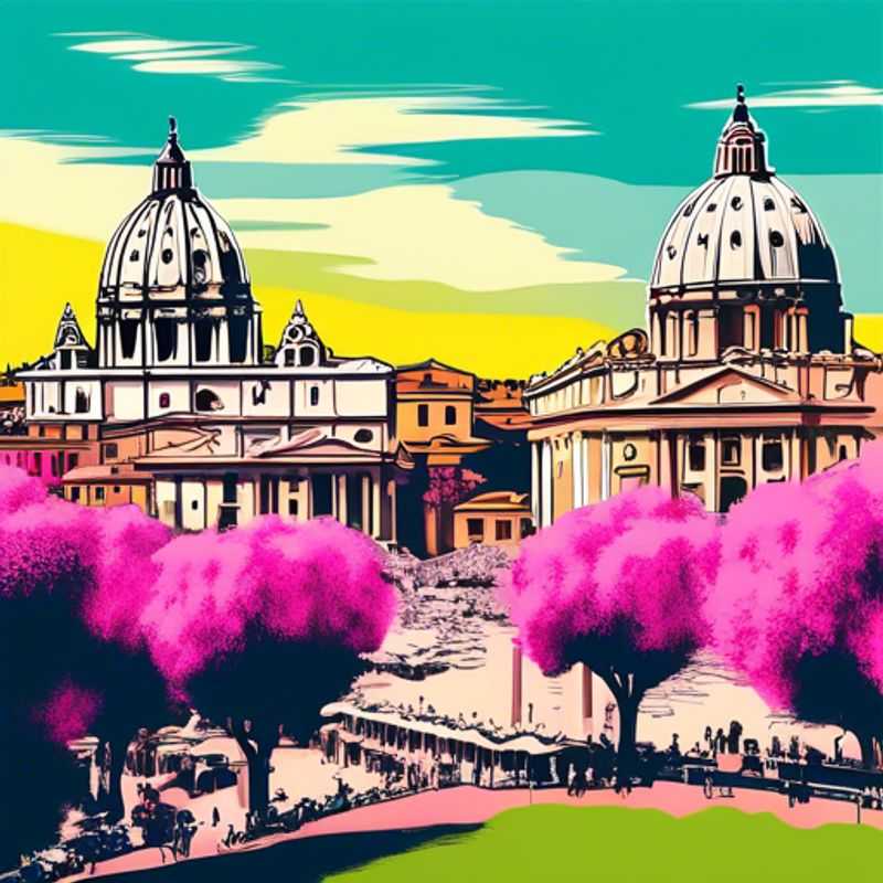 Rome, Italie: Une vue pittoresque illustrant le coût de la vie à Rome. (Rome, Italy: A picturesque view illustrating the cost of living in Rome.)