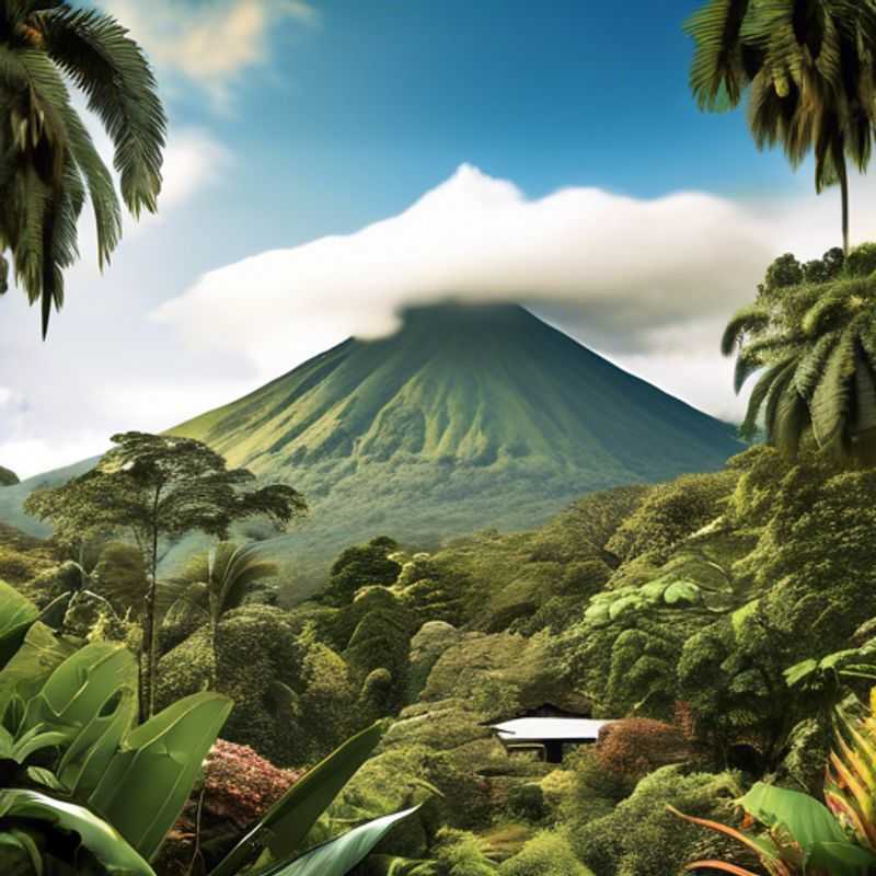 La Fortuna, Costa Rica : Un paysage luxuriant et volcanique.
