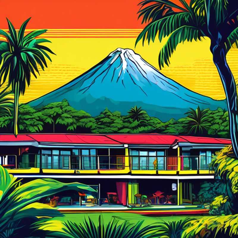 La Fortuna, Costa Rica : Un paysage luxuriant et volcanique.