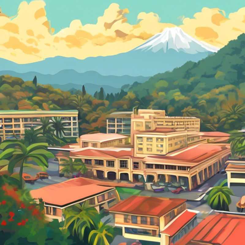 Here are a few options for alt text in Portuguese for an image of San José, Costa Rica, in an article about whether San José is expensive to visit: