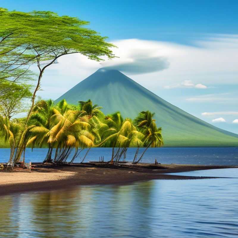 L'île d'Ometepe, Nicaragua :