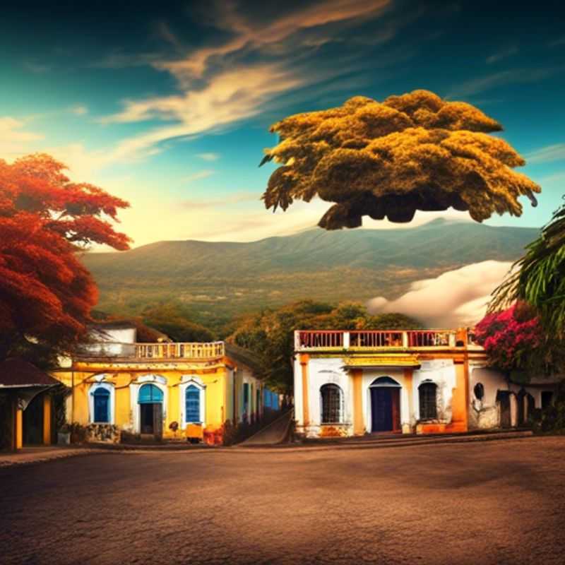 Charming cobblestone streets and colorful colonial buildings in Suchitoto, El Salvador; a glimpse into the affordability (or not!) of exploring this picturesque town.