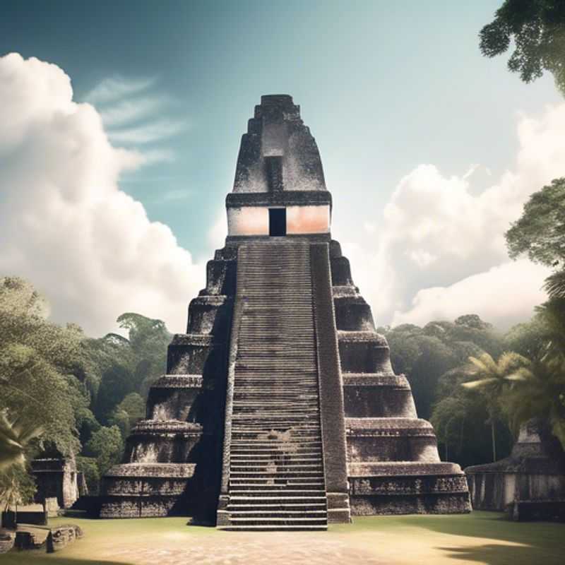 Les ruines majestueuses de Tikal, Guatemala.