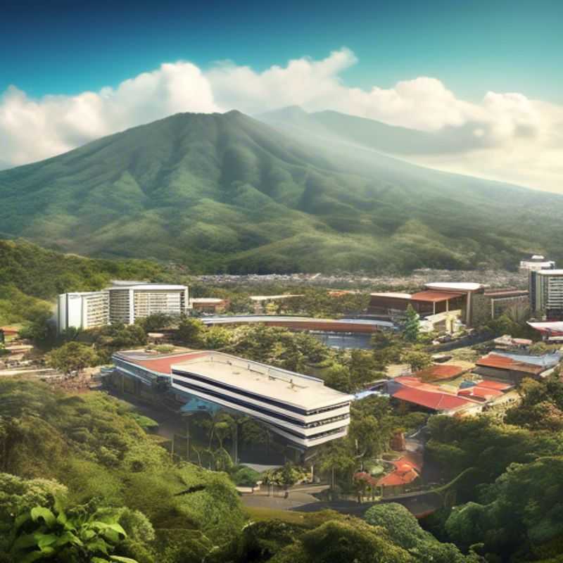 Here are a few options for alt text in Portuguese for an image of San José, Costa Rica, in an article about whether San José is expensive to visit: