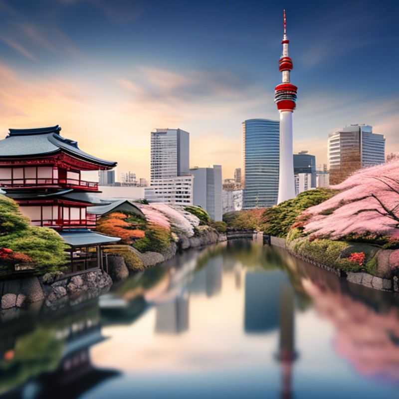 Vue de Tokyo, Japon :