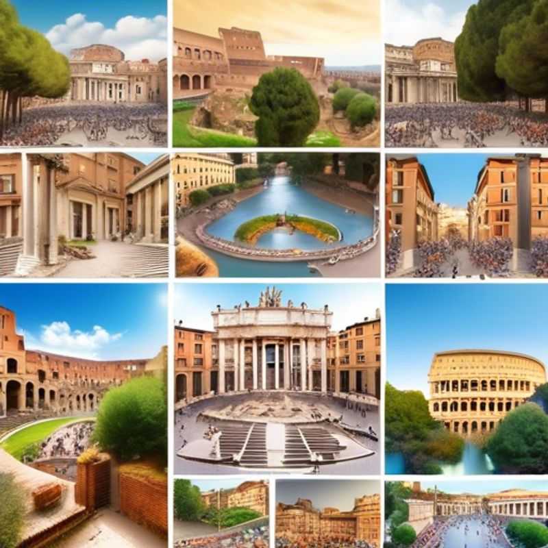 Roma, Itália: Uma vista deslumbrante que te faz questionar se o custo da viagem vale a pena. (Rome, Italy: A stunning view that makes you question if the cost of the trip is worth it.)