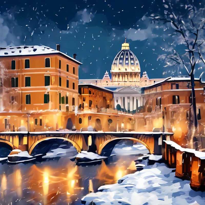 Rome, Italie : Une image illustrant le coût de la vie à Rome, peut-être des détails architecturaux, des prix de menus ou des scènes de la vie quotidienne.