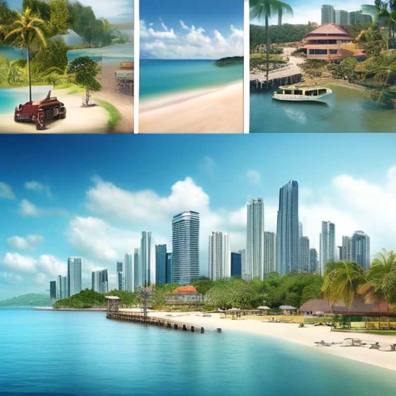 Panama City, Panama : Vue panoramique de la ville, illustrant son architecture moderne et tropicale.