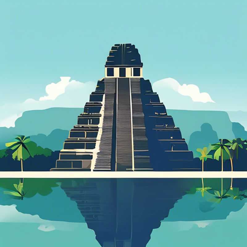 Les ruines majestueuses de Tikal, Guatemala.