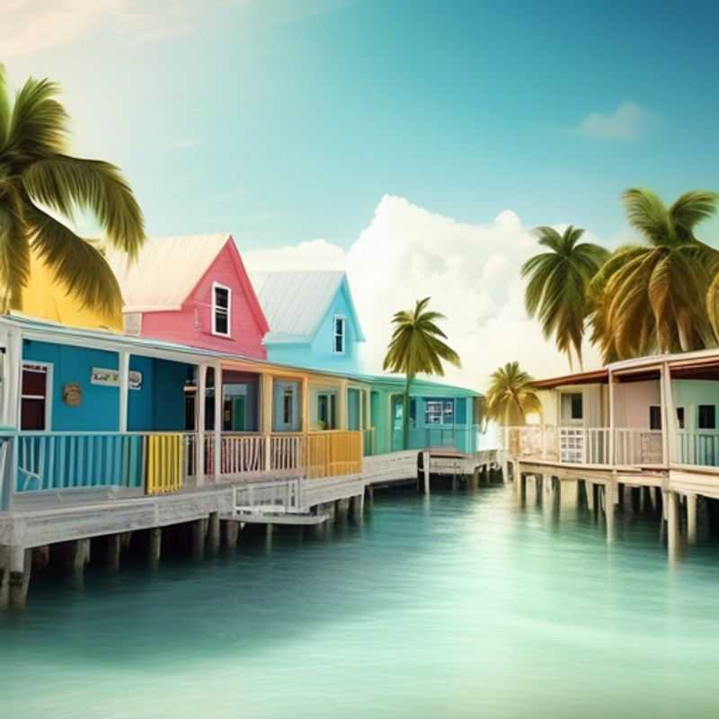 Caye Caulker, Belize: Une plage idyllique aux eaux turquoise.