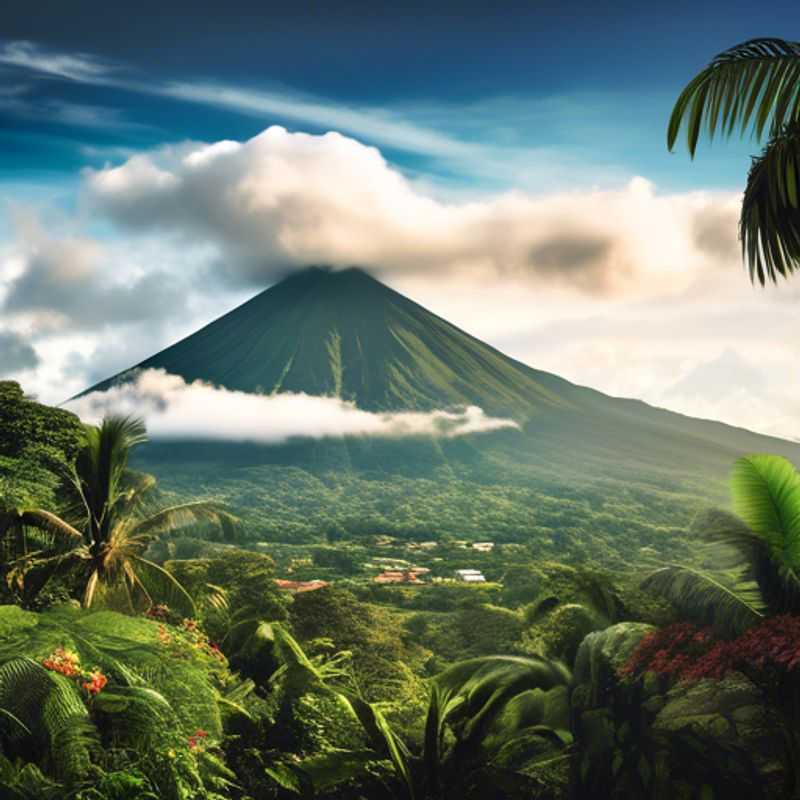 La Fortuna, Costa Rica : Un paysage luxuriant et volcanique.