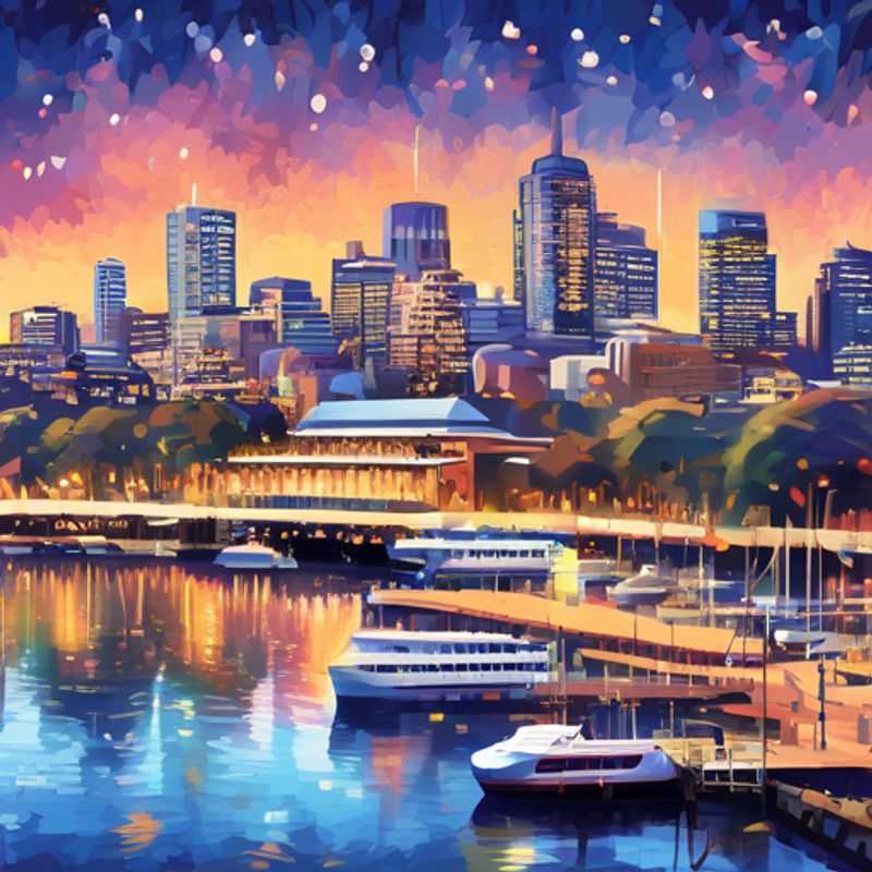 Sydney, Australie : Vue panoramique illustrant le coût de la vie, avec l'Opéra et le Harbour Bridge en arrière-plan.