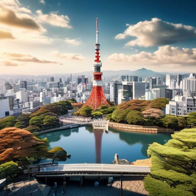 Tokyo, Japon : Vue urbaine illustrant le coût de la vie, entre gratte-ciel modernes et quartiers traditionnels.