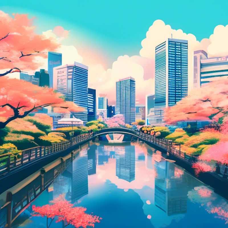 Tokyo, Japon : Vue urbaine illustrant le coût de la vie, entre gratte-ciel modernes et quartiers traditionnels.