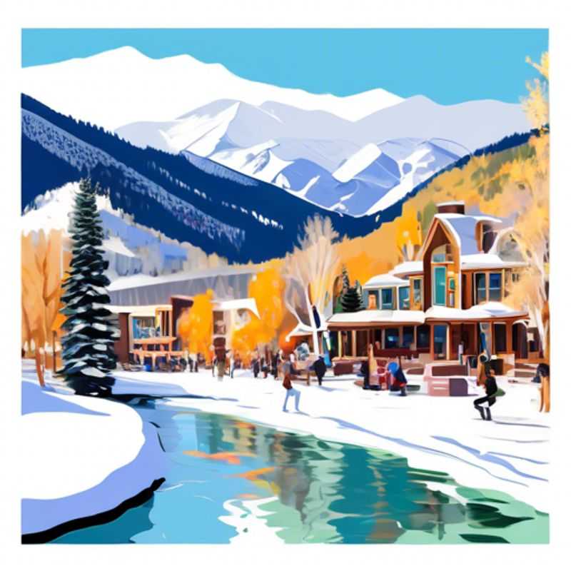 Aspen, Colorado: Un paysage enneigé magnifique, illustrant le coût potentiellement élevé d'une visite.