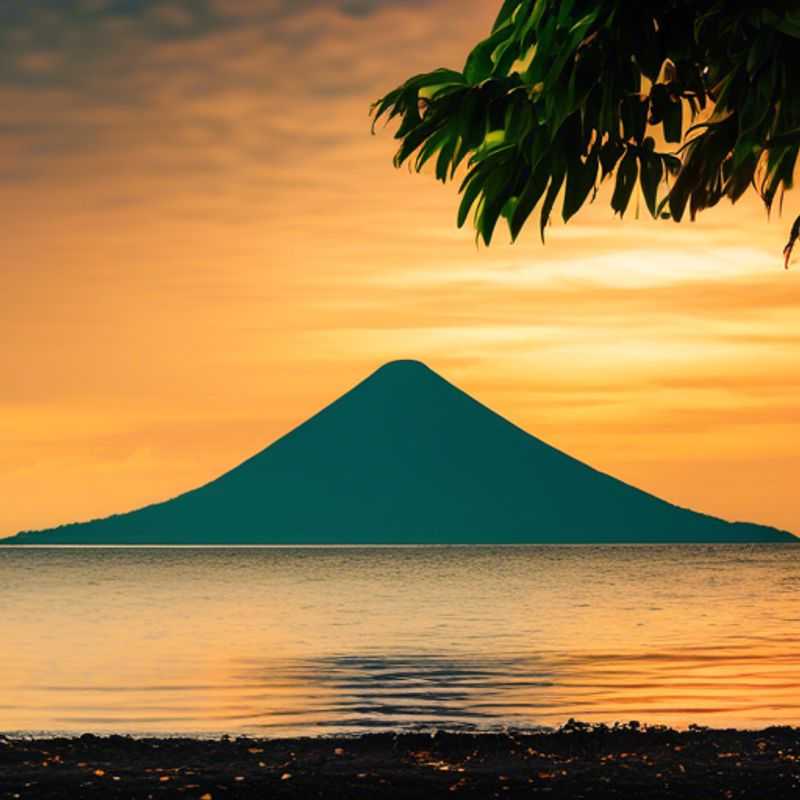 L'île d'Ometepe au Nicaragua, avec ses volcans majestueux en arrière-plan : un aperçu des paysages qui rendent cette destination plus ou moins coûteuse à visiter.