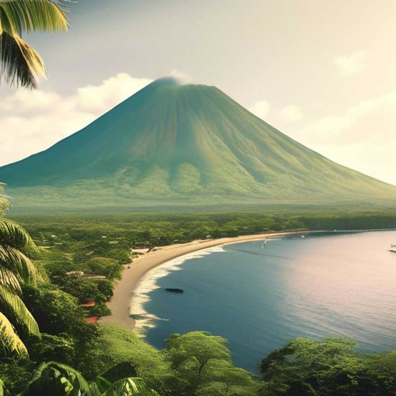 L'île d'Ometepe au Nicaragua :