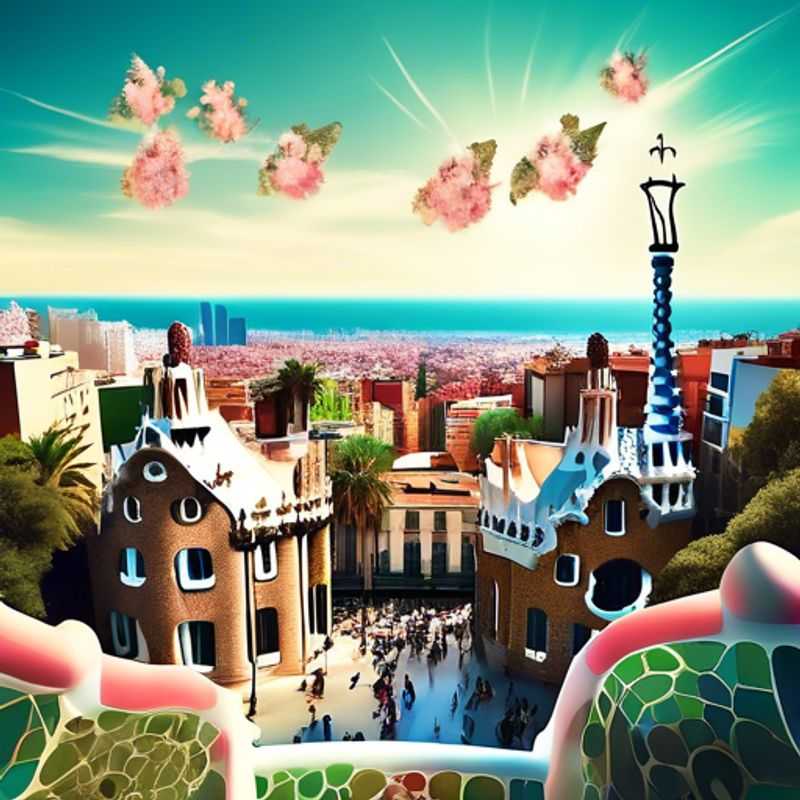 Barcelone, Espagne : une vue illustrant le coût de la vie touristique, reflétant l'architecture, les magasins, ou les restaurants.