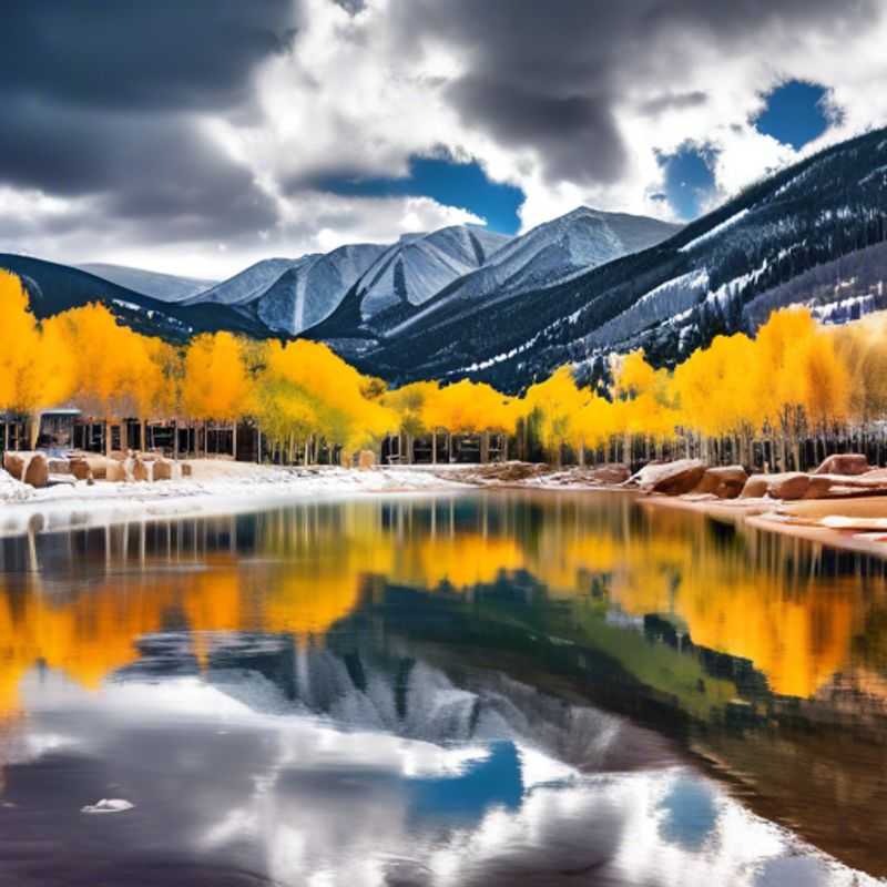 Aspen, Colorado: Une vue pittoresque des montagnes enneigées, illustrant le luxe et le coût potentiel d'un séjour dans cette station de ski.