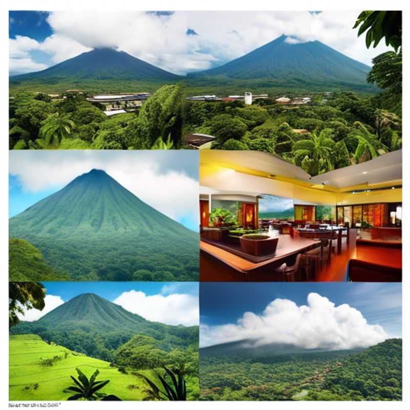 La Fortuna, Costa Rica : Un paysage luxuriant et volcanique.
