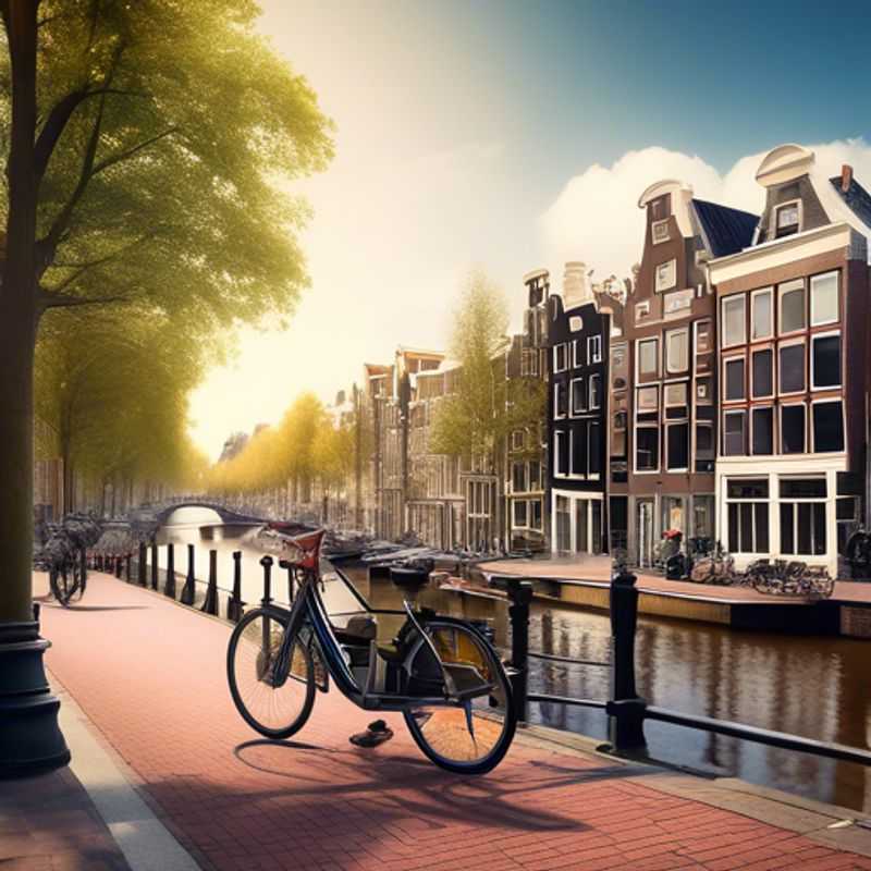 Amsterdam en hiver : Canaux gelés et maisons pittoresques.