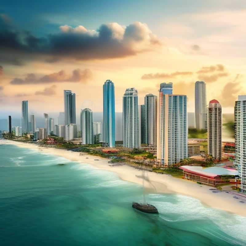 Panama City, Panama : Vue panoramique de la ville, illustrant le coût de vie potentiellement élevé ou abordable selon les choix de visites.