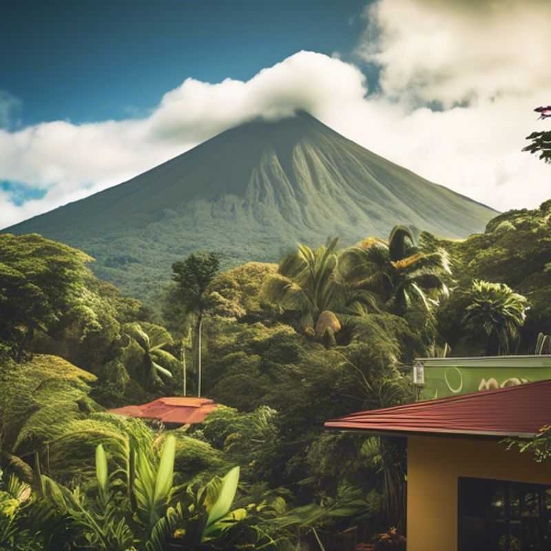 La Fortuna, Costa Rica : Un paysage luxuriant et volcanique.