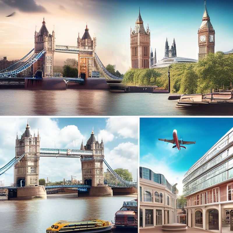 Londres sous un ciel gris, illustrant le coût potentiel d'une visite.