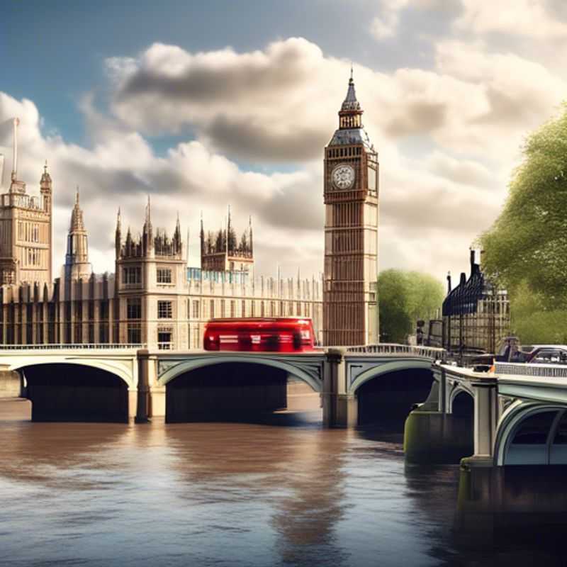 Londres, Royaume-Uni : Vue de la ville, illustrant le coût potentiel d'une visite.