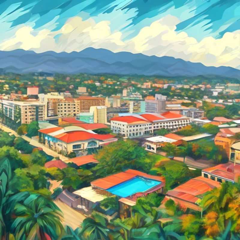 San Pedro Sula, Honduras: Une vue de la ville, pour illustrer le coût de la vie pour les visiteurs.