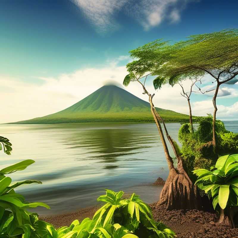 L'île d'Ometepe au Nicaragua :