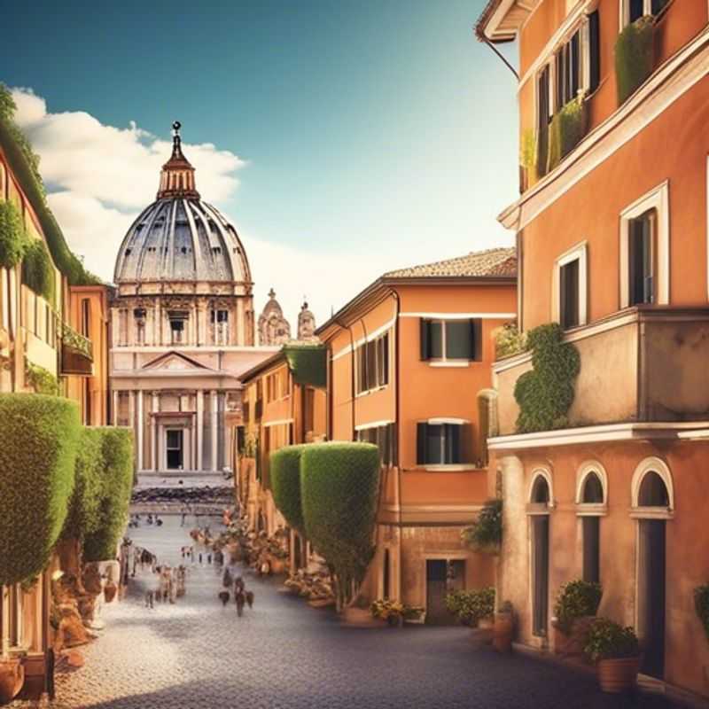 Here are a few options for alt text in Portuguese for an image of Rome, Italy in an article about whether Rome is expensive to visit, each with a slightly different focus: