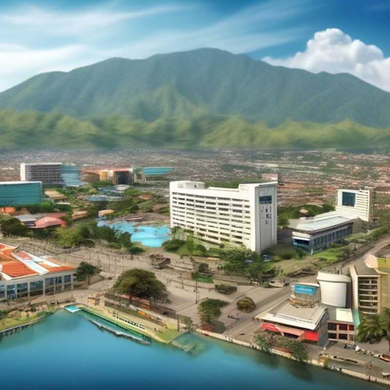 San Pedro Sula, Honduras : Une vue de la ville, pour illustrer le coût de la vie lors d'un voyage.
