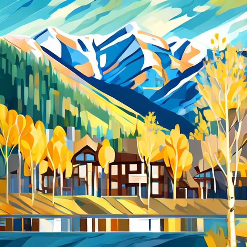 Aspen, Colorado: Une vue pittoresque des montagnes enneigées, illustrant le luxe et le coût potentiel d'un séjour dans cette station de ski.