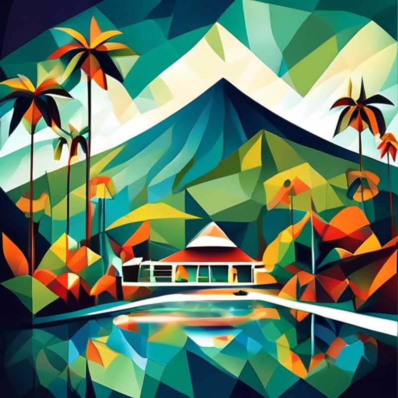 La Fortuna, Costa Rica : Un paysage luxuriant et volcanique.