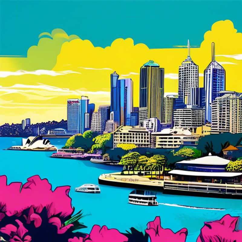 Sydney, Australie : Vue imprenable sur l'opéra et le Harbour Bridge, illustrant le coût potentiel d'une visite.