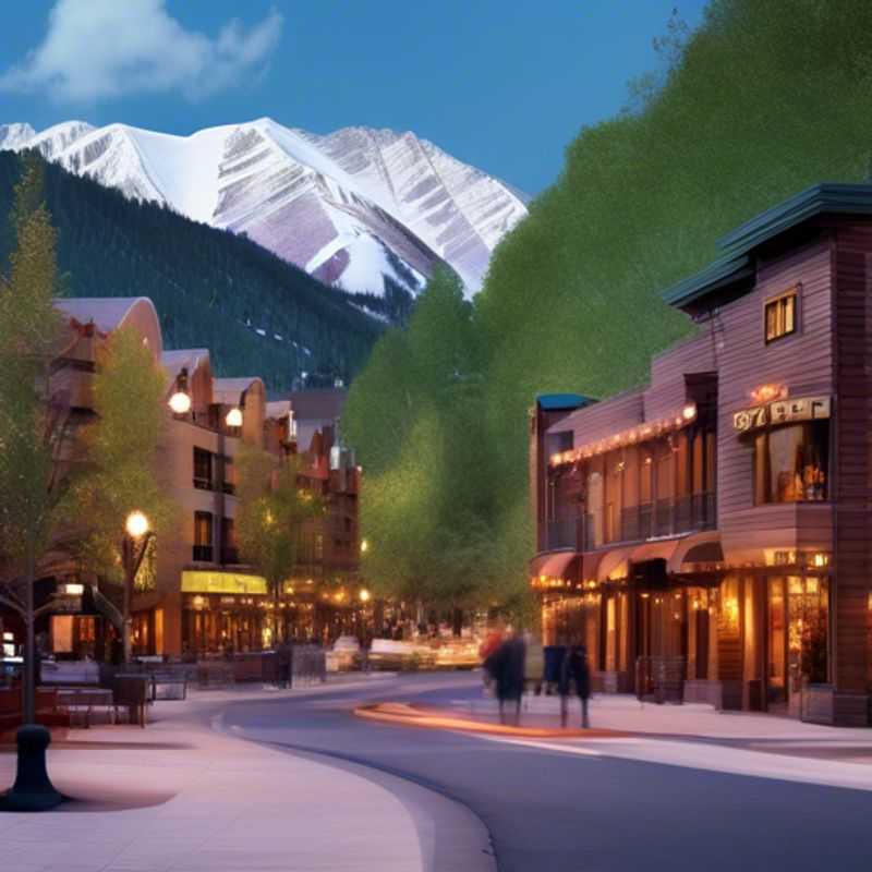 Impresionante vista invernal de Aspen, Colorado, con sus imponentes montañas nevadas. ¿Es Aspen realmente tan caro?