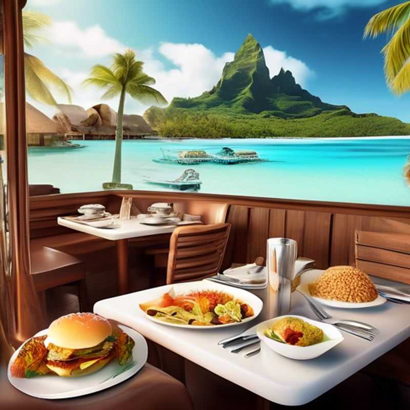 Bora Bora, Polynésie française : bungalows sur pilotis idylliques face à un lagon turquoise.