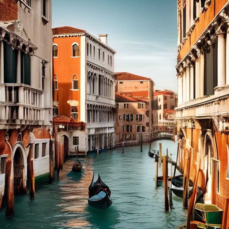 Here are a few options for alt text in Spanish for an image of Venice, Italy in an article about the cost of visiting: