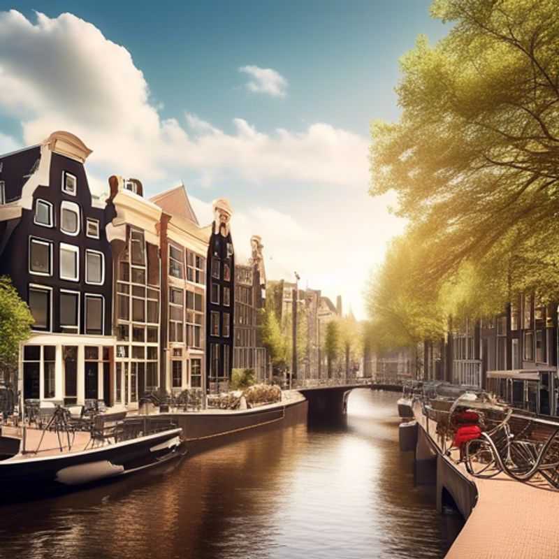 Amsterdam en hiver: Canaux gelés et maisons pittoresques.