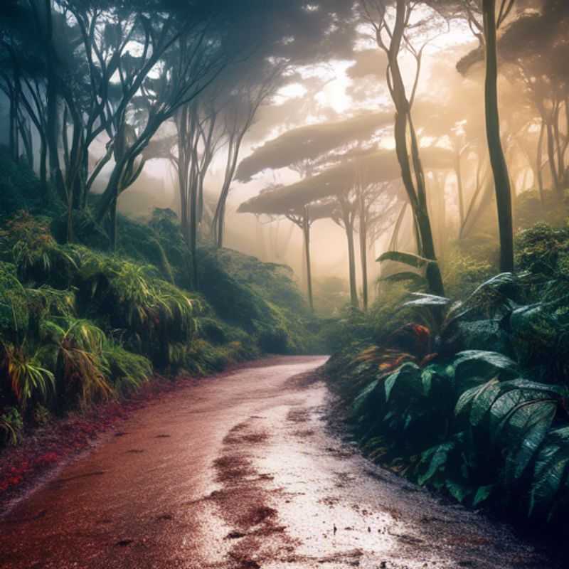 Un paysage époustouflant de Monteverde, Costa Rica : forêts nuageuses luxuriantes, pour illustrer le coût d'un séjour dans cette destination paradisiaque.