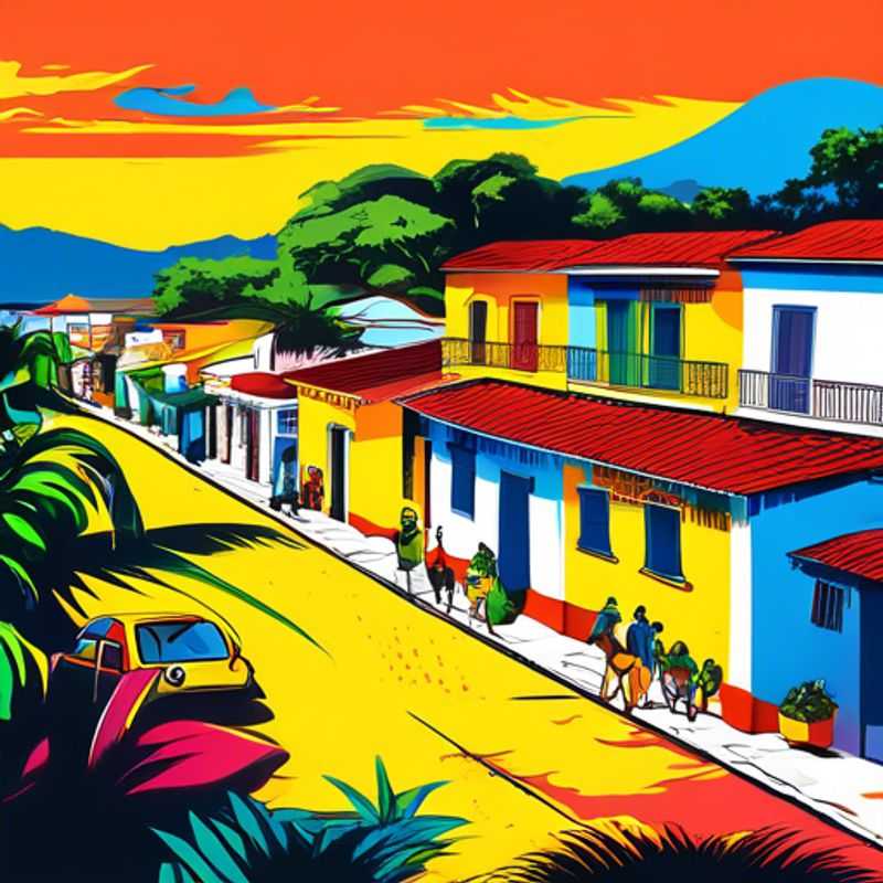 Suchitoto, El Salvador : Charmante ville coloniale, illustrant le coût de la vie local. (Suchitoto, El Salvador: Charming colonial town, illustrating the local cost of living.)