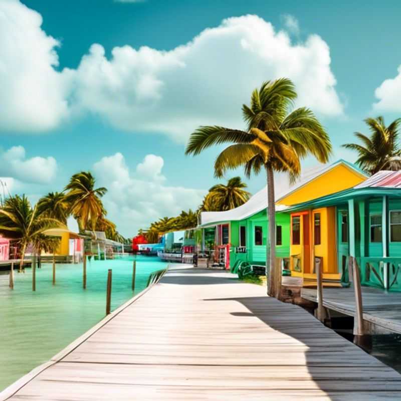 Caye Caulker, Belize: Une vue idyllique des eaux turquoise et des plages de sable blanc, parfaite pour illustrer le coût d’un séjour sur cette île paradisiaque.