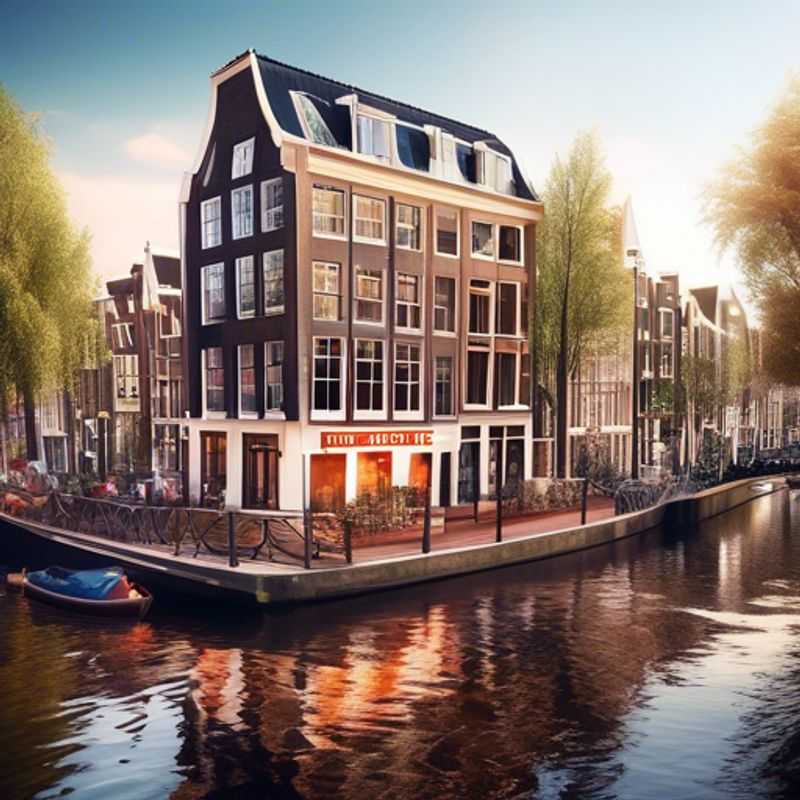Amsterdam en hiver: canaux gelés et maisons pittoresques.
