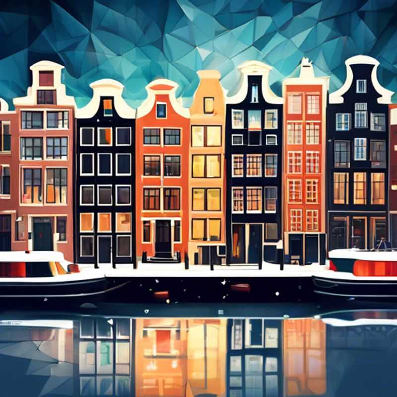 Amsterdam en hiver: Canaux gelés et maisons à pignons, une vue pittoresque soulignant le charme de la ville, mais est-ce vraiment cher à visiter ?