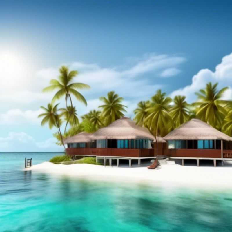 Here are a few options for alt text in French for an image of the Maldives in an article about the cost of visiting: