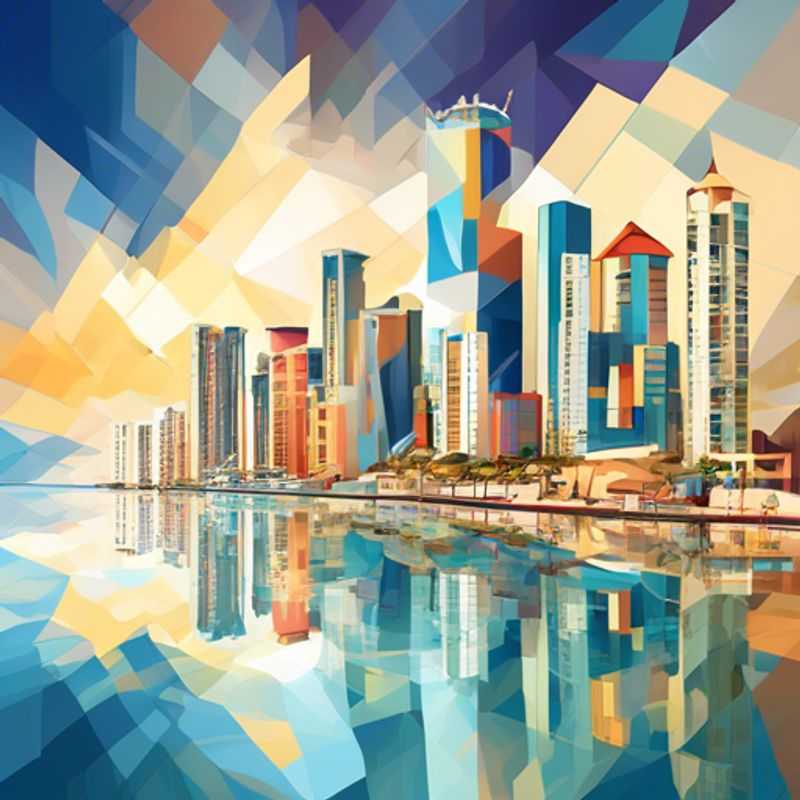Panama City, Panama : Vue panoramique de la ville, pour illustrer le coût de la vie touristique.