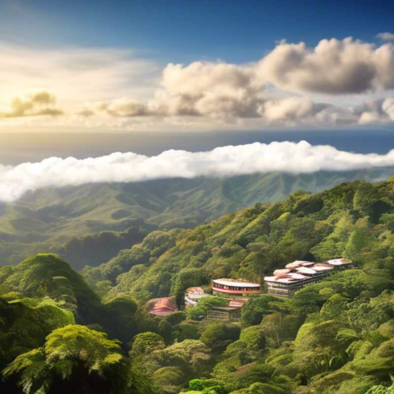 Monteverde, Costa Rica : un paysage luxuriant et verdoyant, idéal pour répondre à la question : Monteverde est-il cher à visiter ?